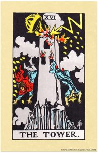 The Tower Tarot Card